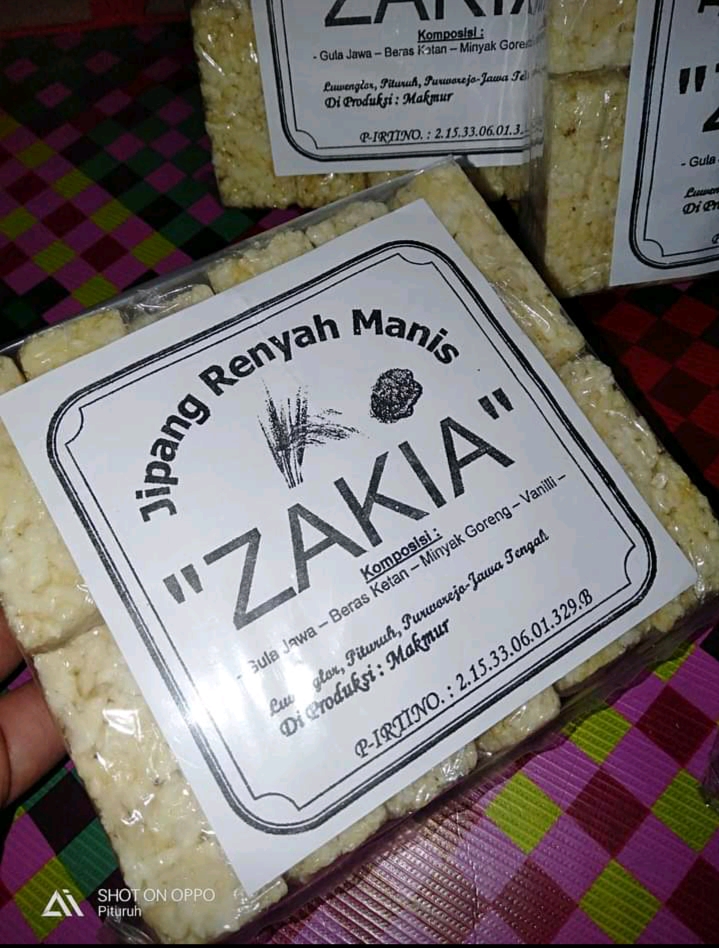 Kue jipang renyah manis